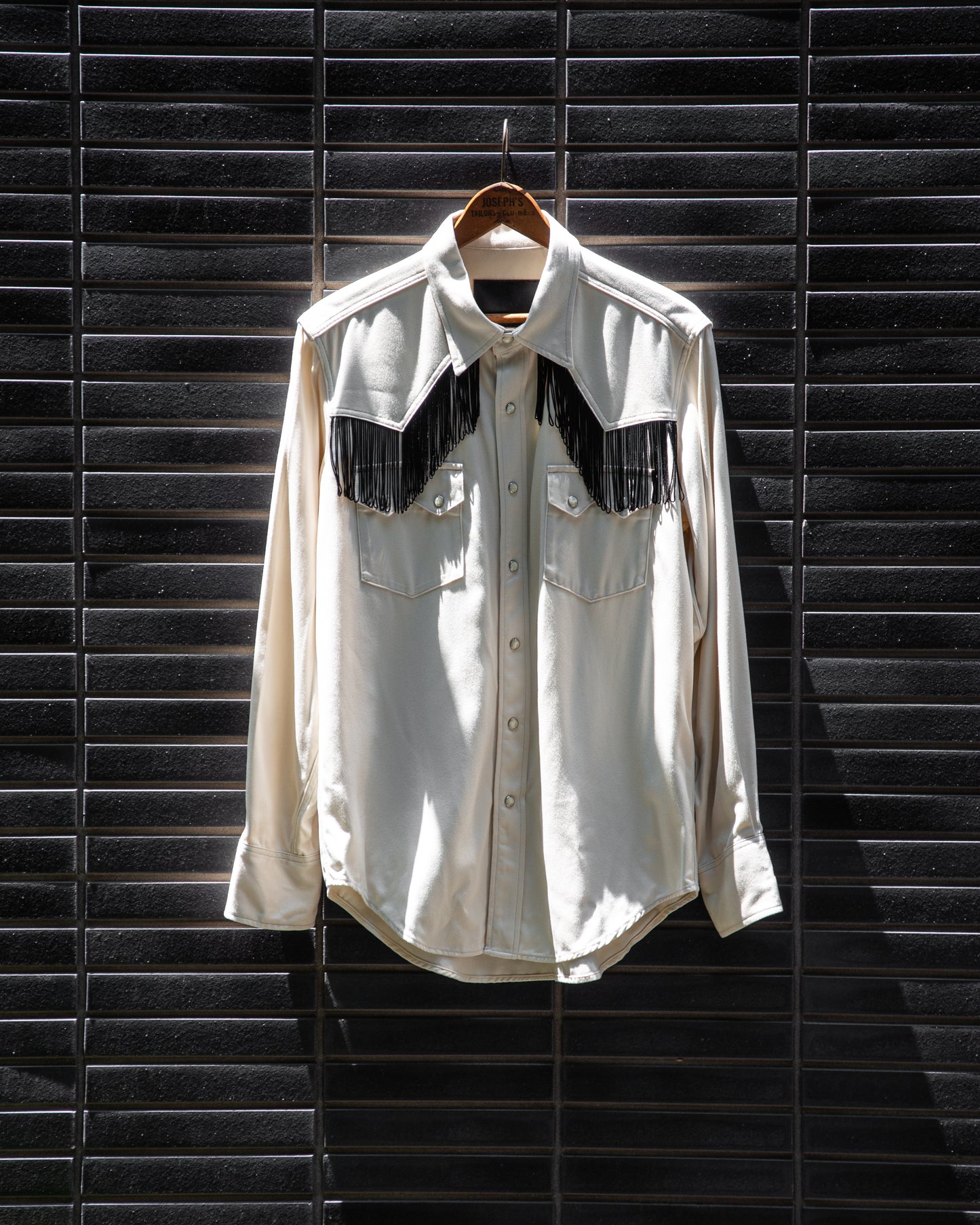 FRINGE WESTERN  SHIRT -RAYON GABARDINE-