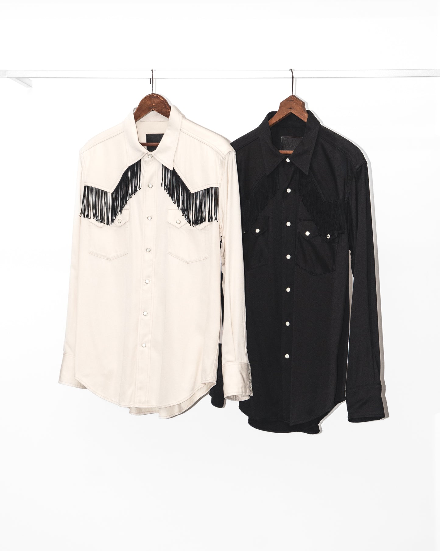 FRINGE WESTERN  SHIRT -RAYON GABARDINE- ※50%OFF
