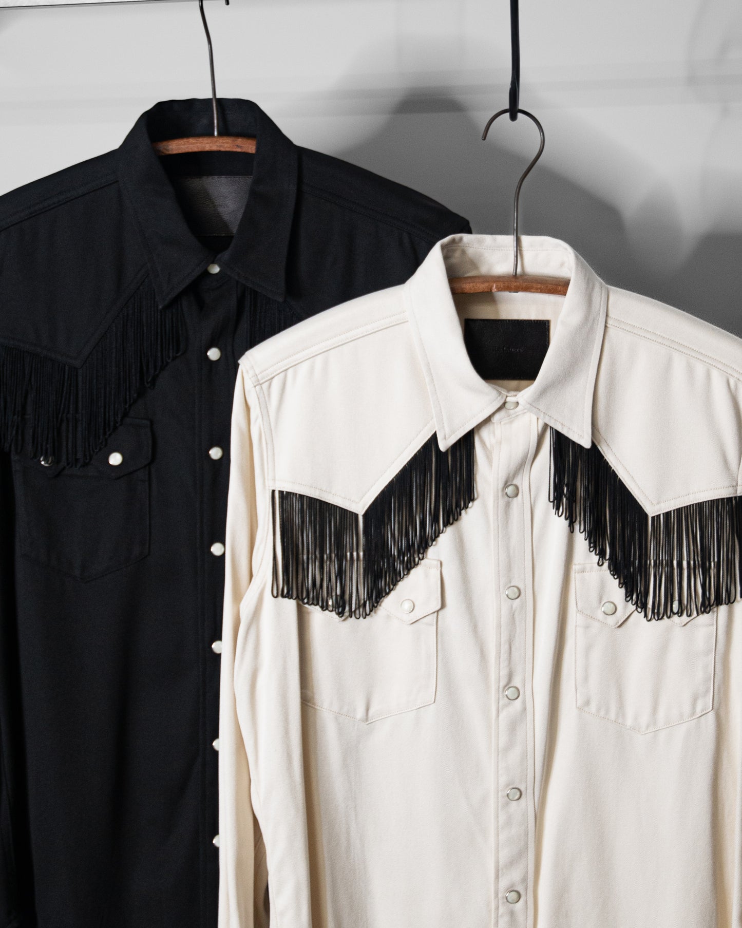 FRINGE WESTERN  SHIRT -RAYON GABARDINE-