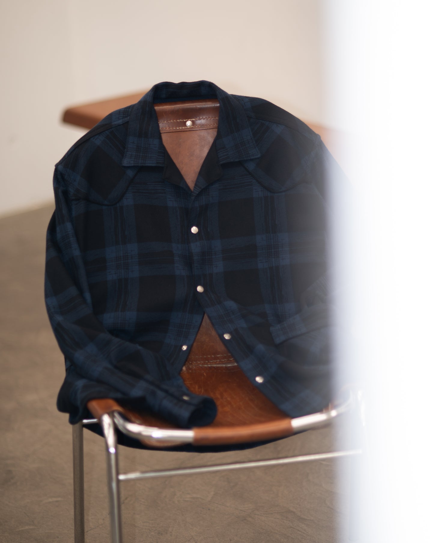 WESTERN PAJAMA SHIRT -CHECK COTTON TWILL- ※60%OFF