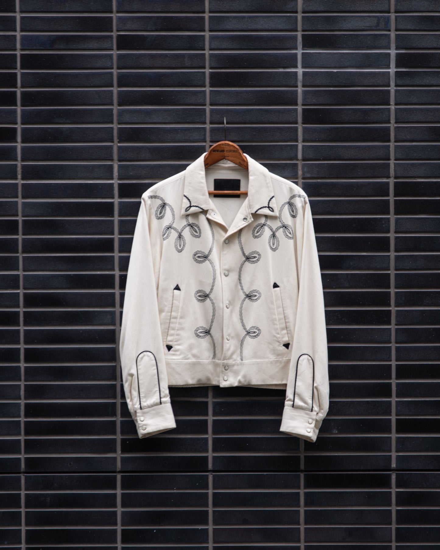 BOLERO EMBROIDERY JACKET -RAYON GABARDINE-