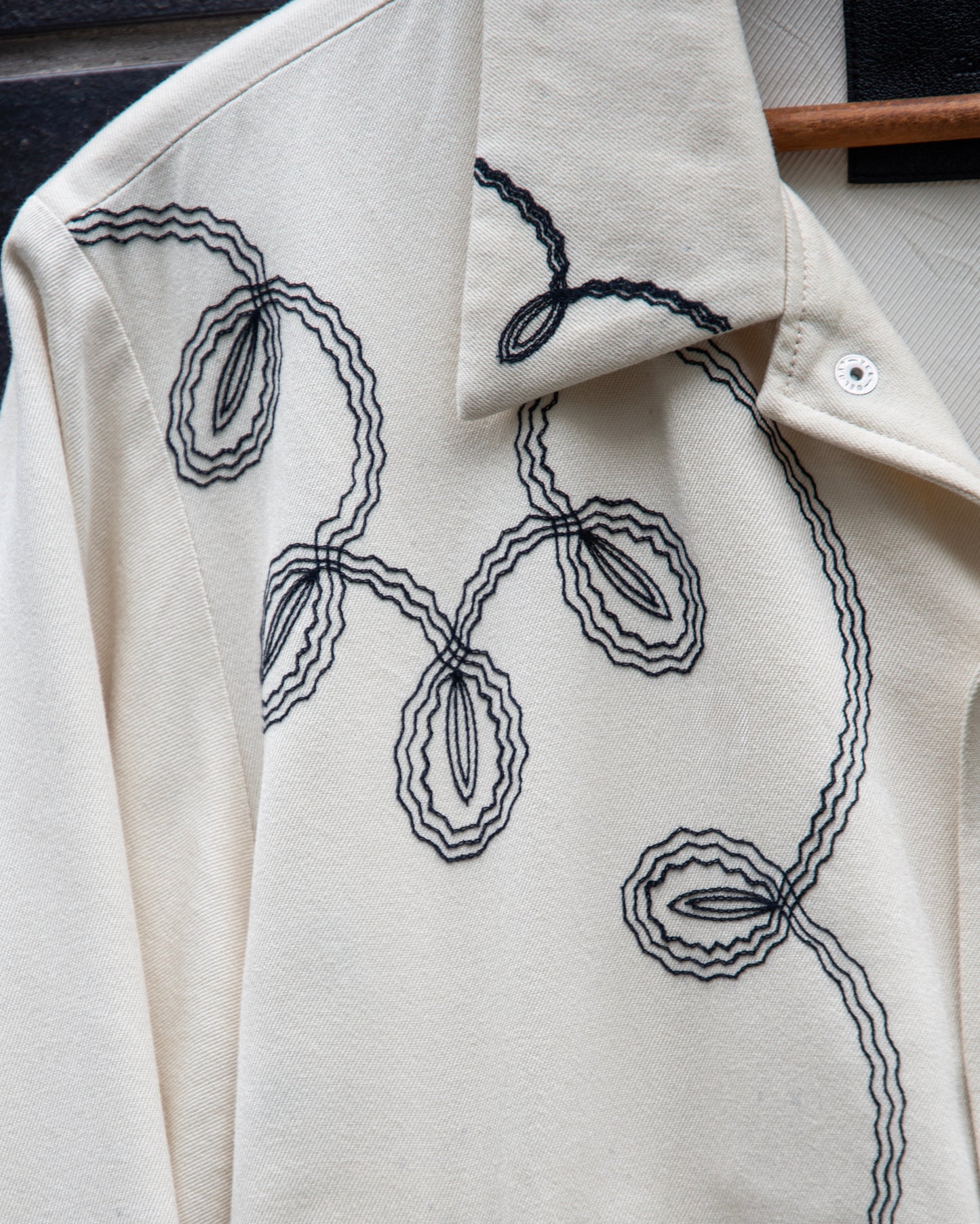 BOLERO EMBROIDERY JACKET -RAYON GABARDINE-