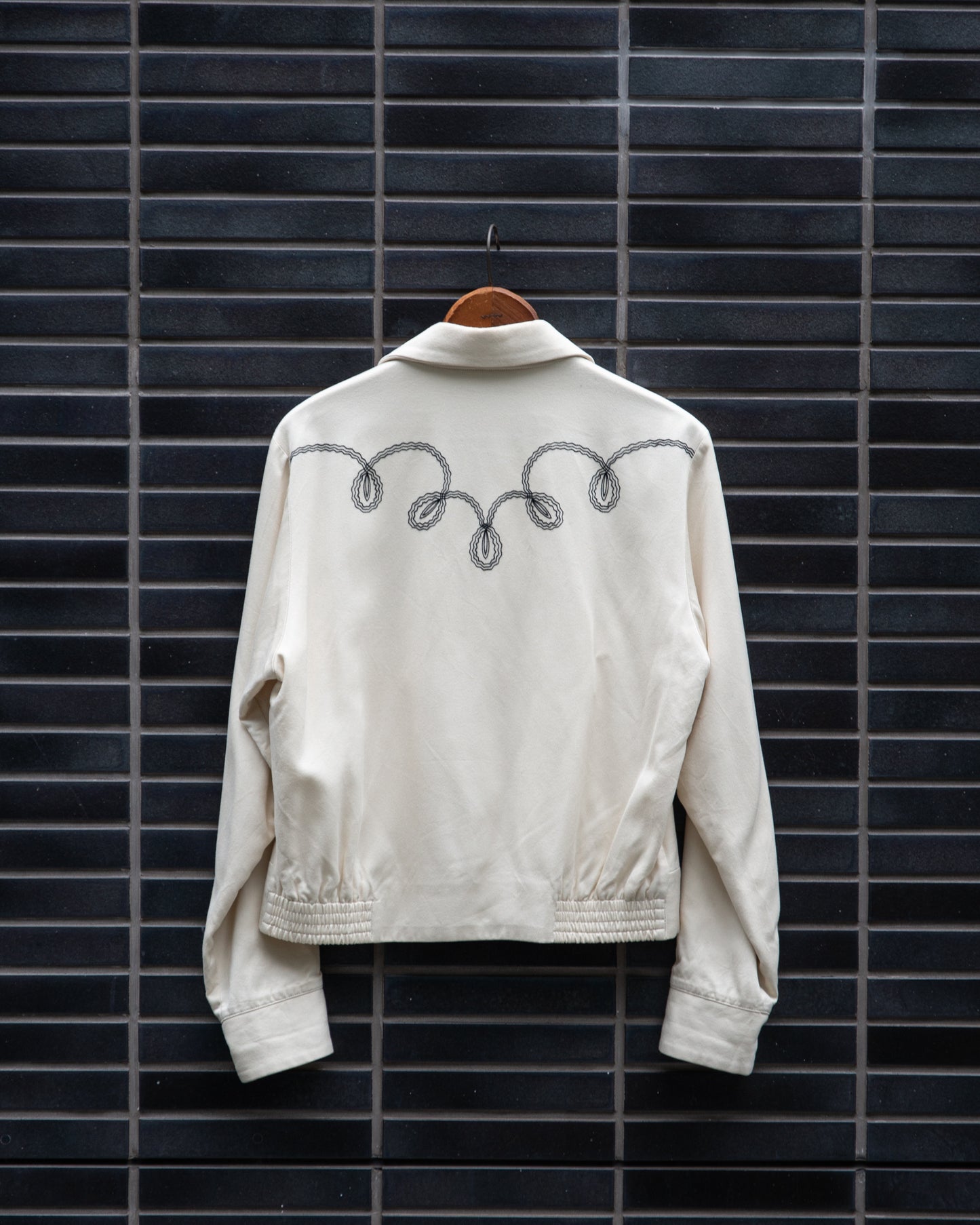 BOLERO EMBROIDERY JACKET -RAYON GABARDINE-