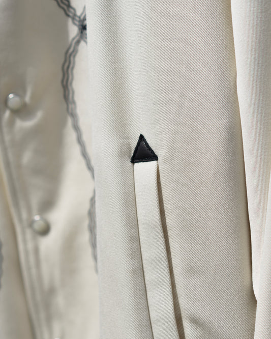 BOLERO EMBROIDERY JACKET -RAYON GABARDINE-