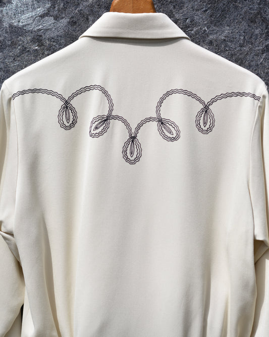 BOLERO EMBROIDERY JACKET -RAYON GABARDINE-