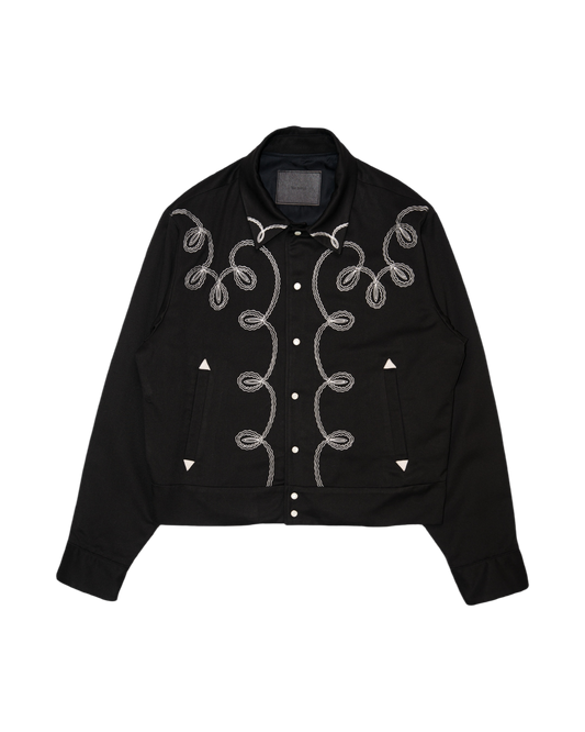 BOLERO EMBROIDERY JACKET -RAYON GABARDINE-