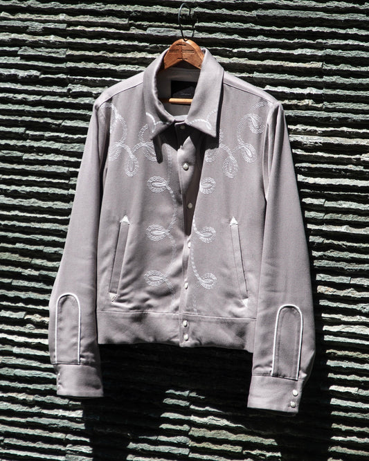 BOLERO EMBROIDERY JACKET -RAYON GABARDINE-