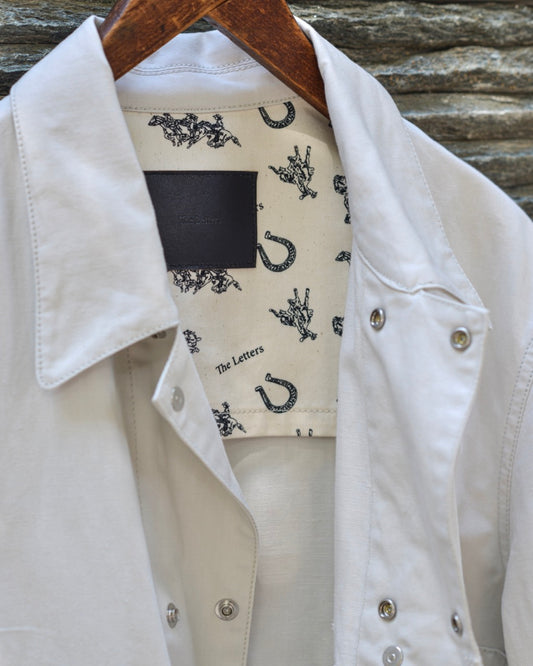 DOUBLE WORKERS JACKET -COTTON LINEN TWILL-