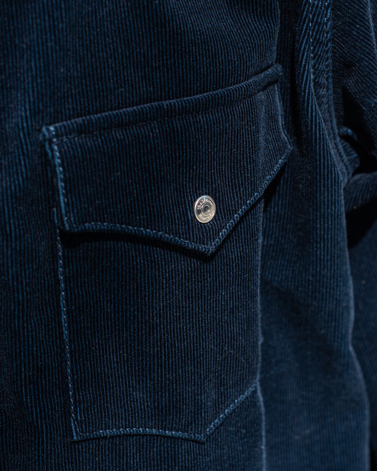 WESTERN SHORT RIB ZIP JACKET -COTTON CORDUROY-