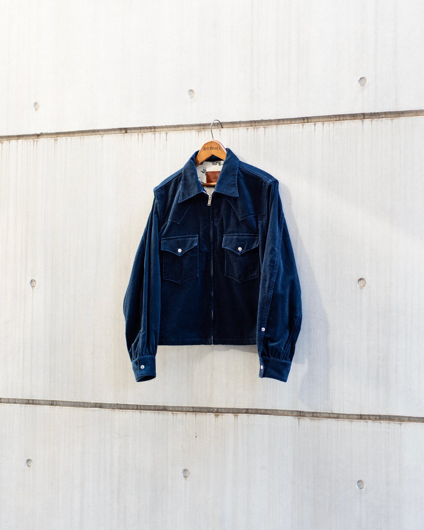 WESTERN SHORT RIB ZIP JACKET -COTTON CORDUROY- – The Letters