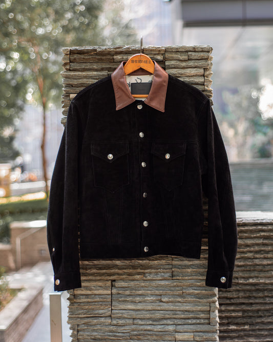 TRUCKER  JACKET -HORSE SUEDE-