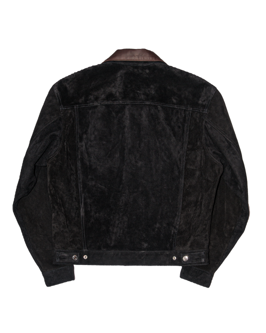 TRUCKER  JACKET -HORSE SUEDE-