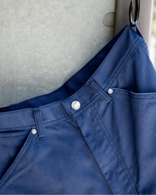 WORKERS WIDE PANTS -COTTON LINEN TWILL-