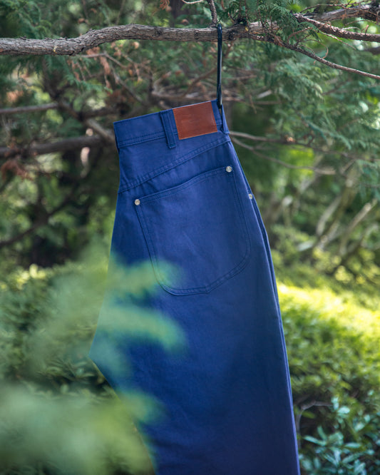 WORKERS WIDE PANTS -COTTON LINEN TWILL-  ※50%OFF