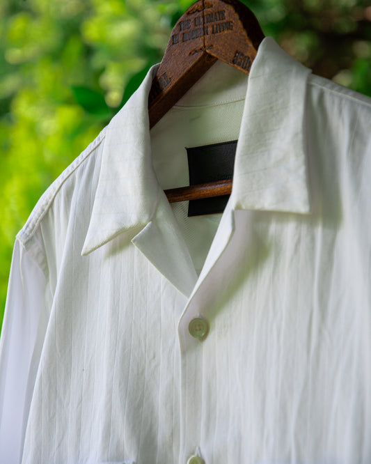 DEAN SHIRT -COTTON DOBBY HERRINGBONE-