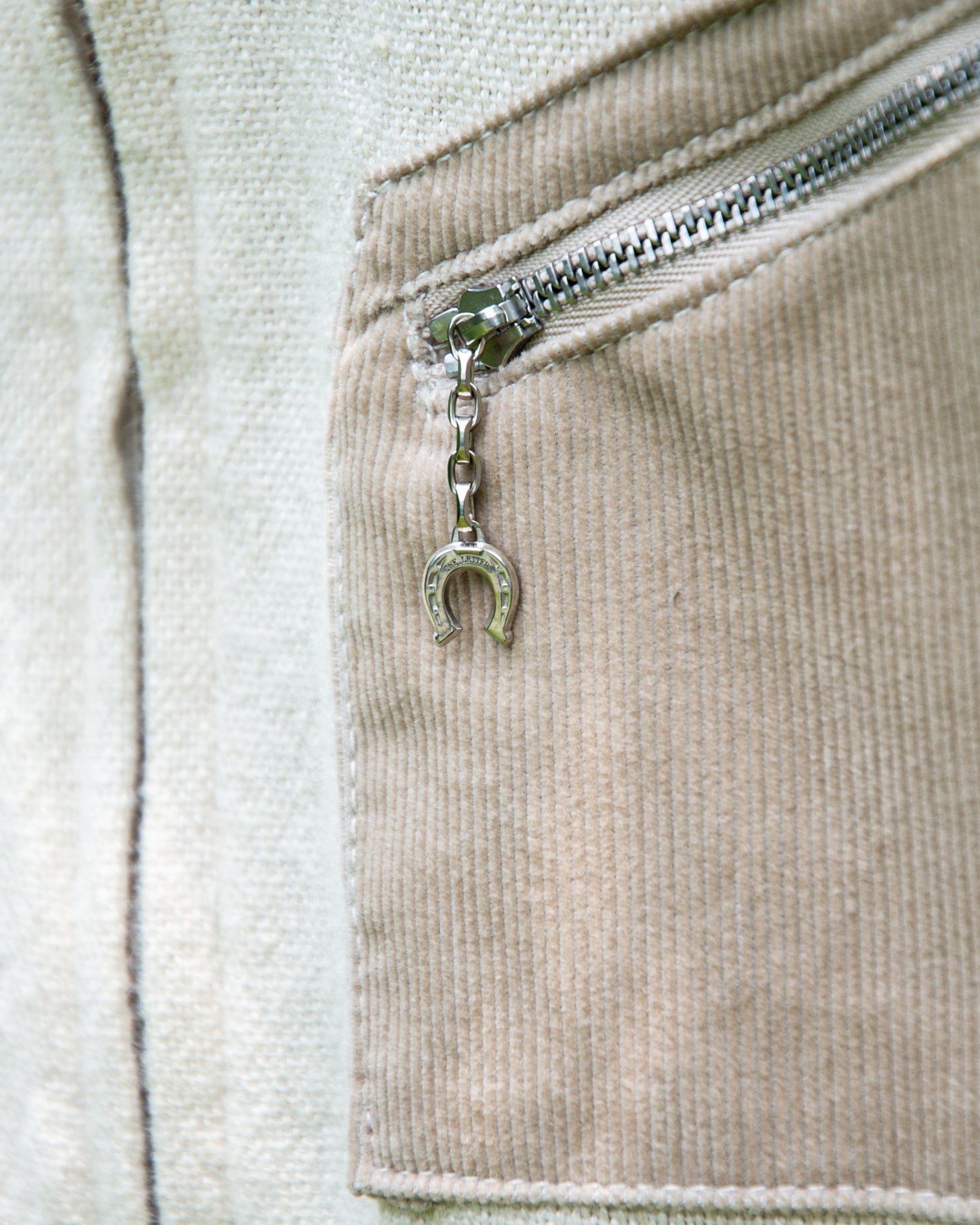COMBINATION ZIP JACKET -BLANKET LINEN WOOL-