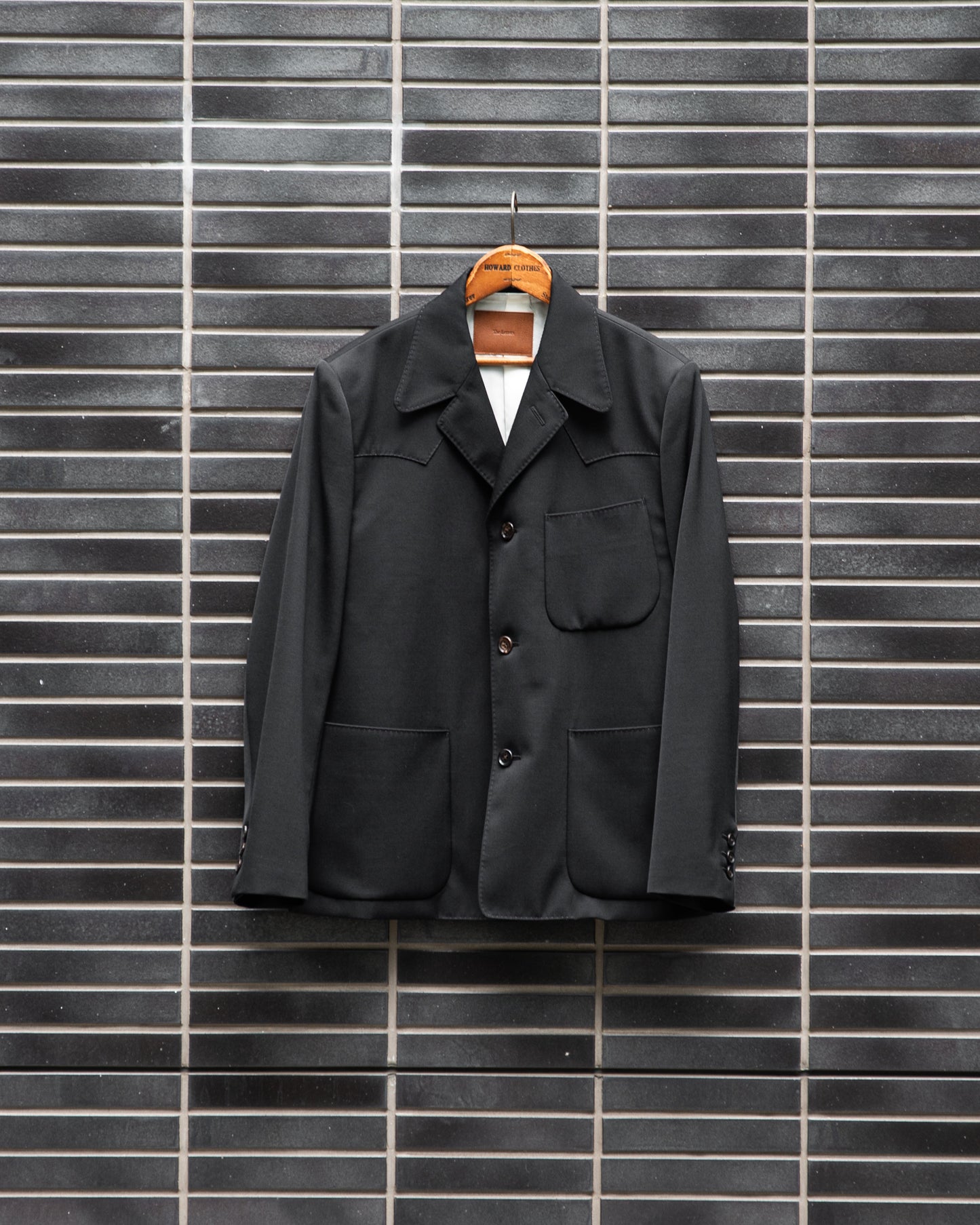 HOLLYWOOD WESTERN JACKET -HARD TWIST YARN WOOL-