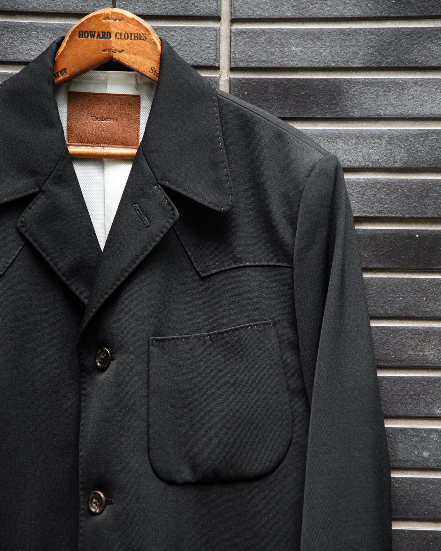 HOLLYWOOD WESTERN JACKET -HARD TWIST YARN WOOL-