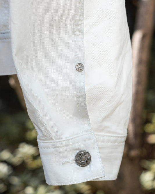 COW BOY TRUCKER JACKET -SLUB COTTON TWILL-