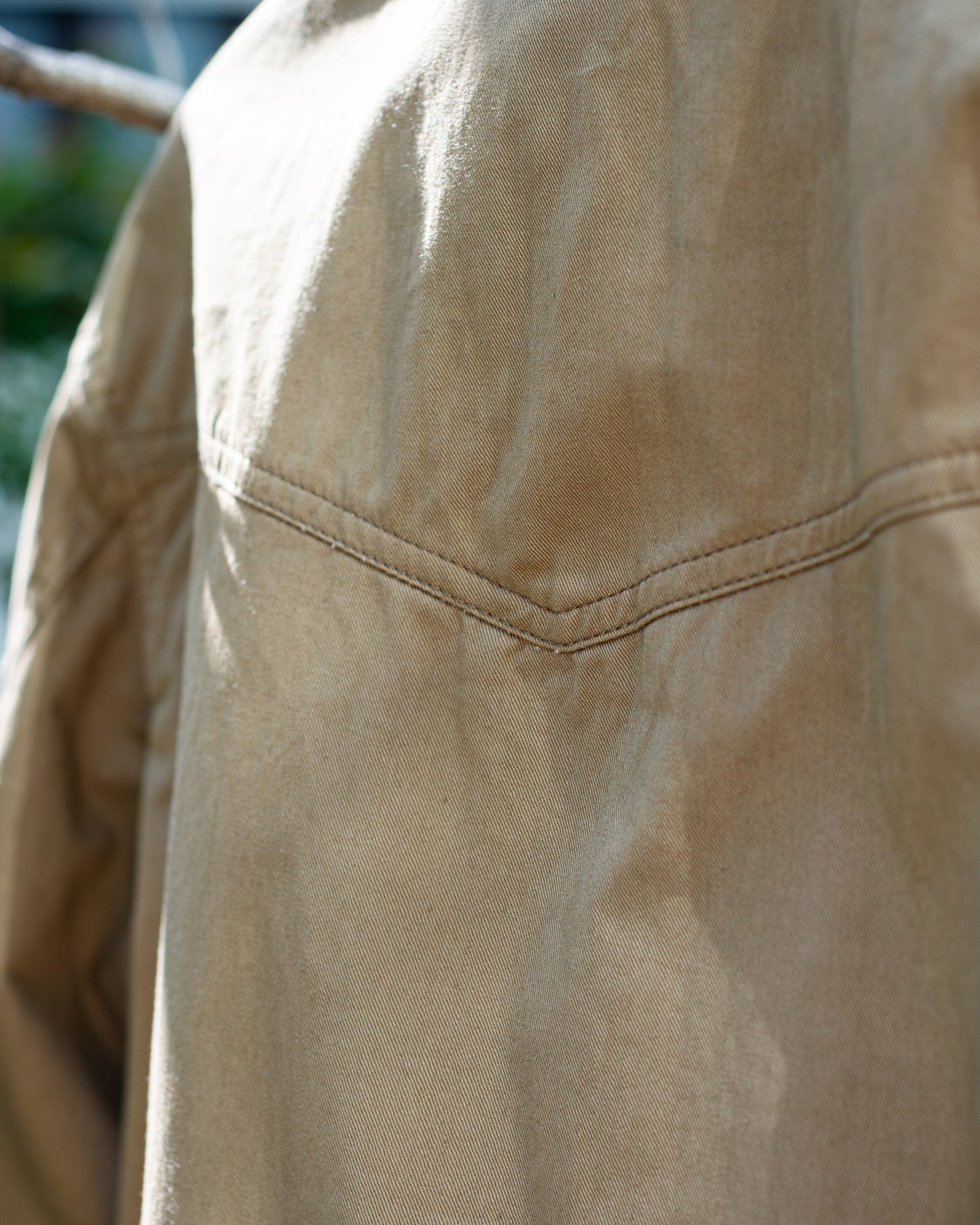 COW BOY TRUCKER JACKET -SLUB COTTON TWILL-