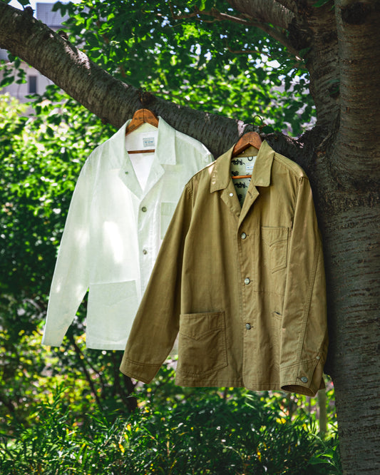 WORKERS JACKET -SLUB COTTON TWILL-