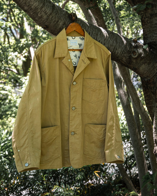 WORKERS JACKET -SLUB COTTON TWILL-