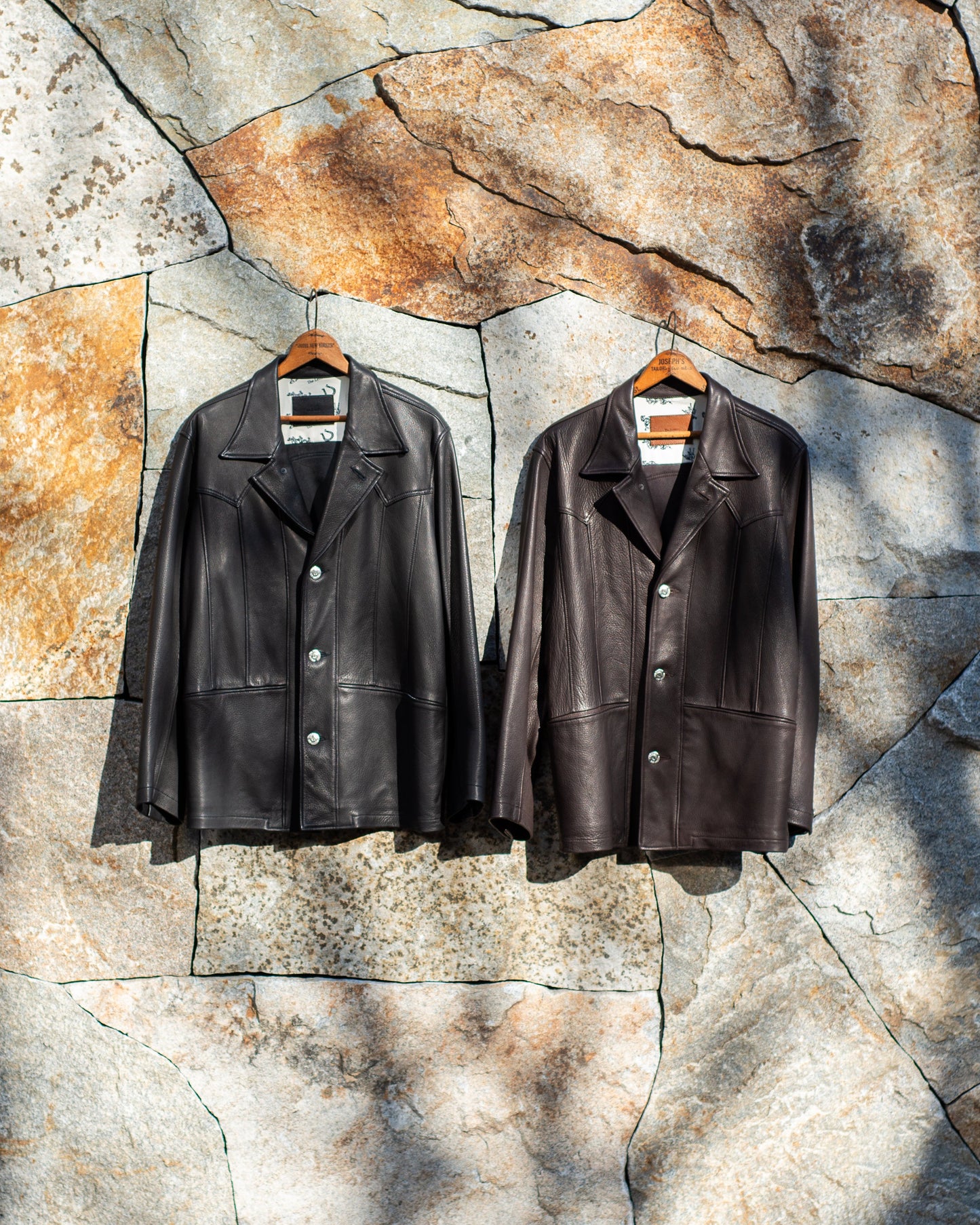 COW BOY CONCHO JACKET -GOAT SKIN-