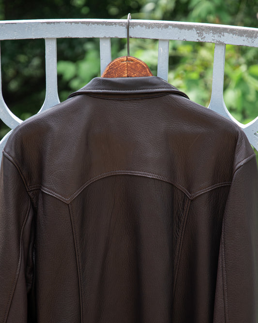 COW BOY CONCHO JACKET -GOAT SKIN-