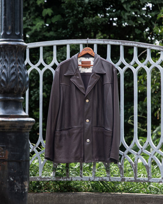 COW BOY CONCHO JACKET -GOAT SKIN-
