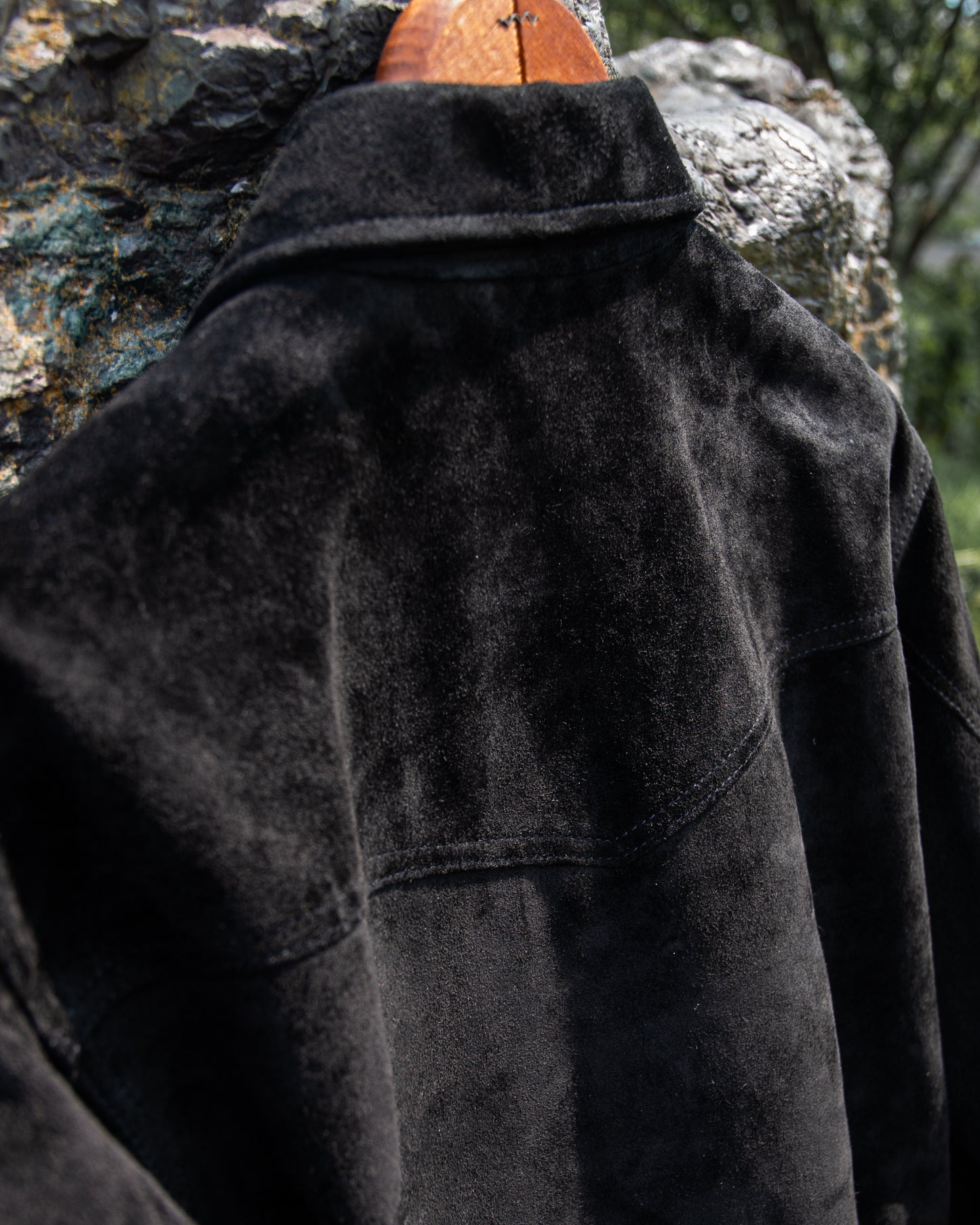 COW BOY TRUCKER JACKET -HORSE SUEDE-