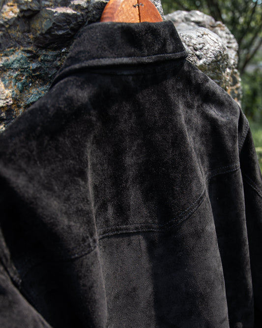 COW BOY TRUCKER JACKET -HORSE SUEDE-