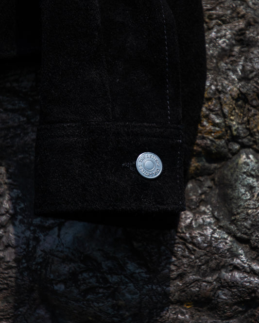 COW BOY TRUCKER JACKET -HORSE SUEDE-