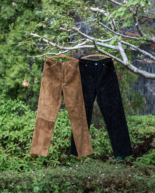 WORKERS WIDE PANTS -HORSE SUEDE-