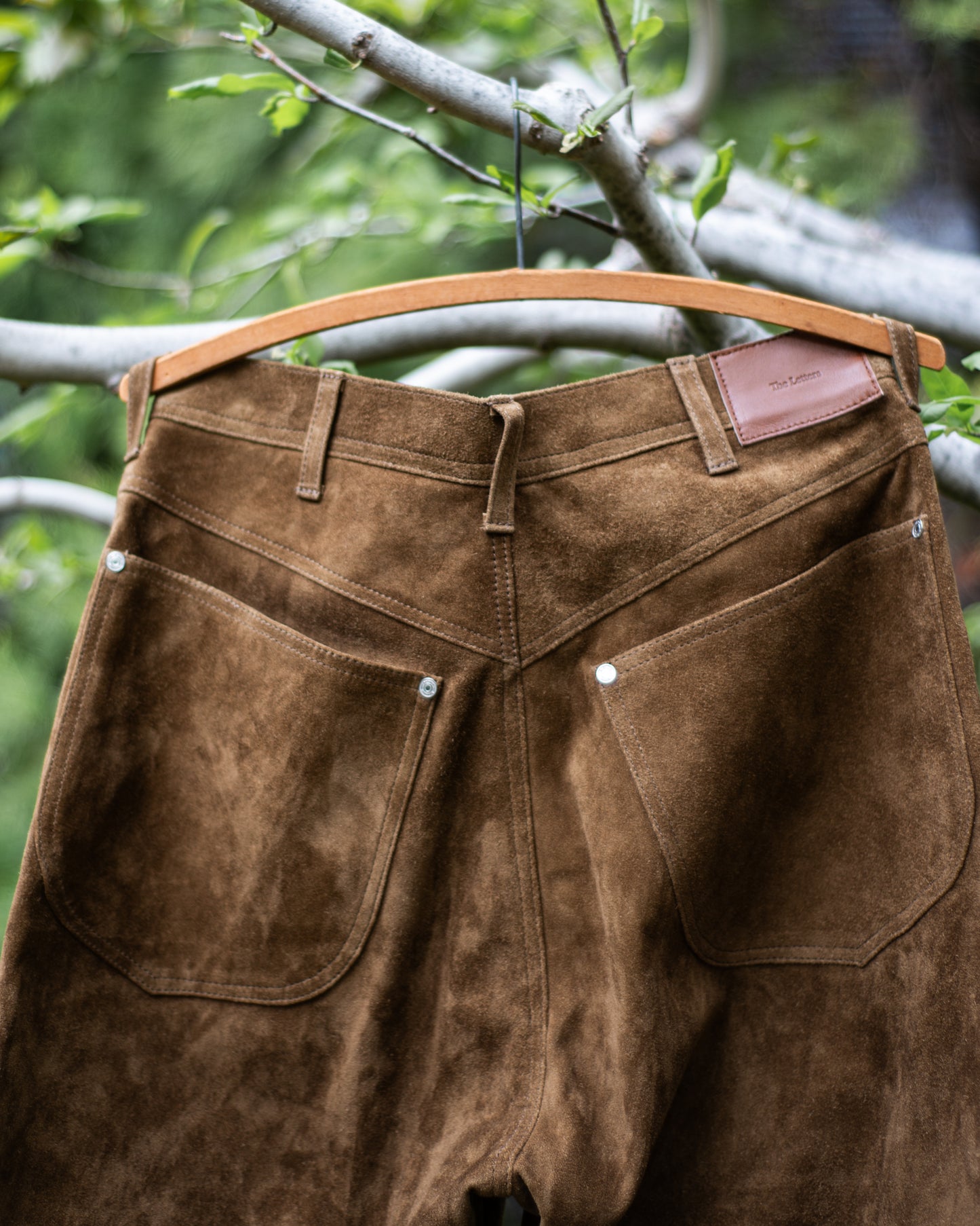 WORKERS WIDE PANTS -HORSE SUEDE-