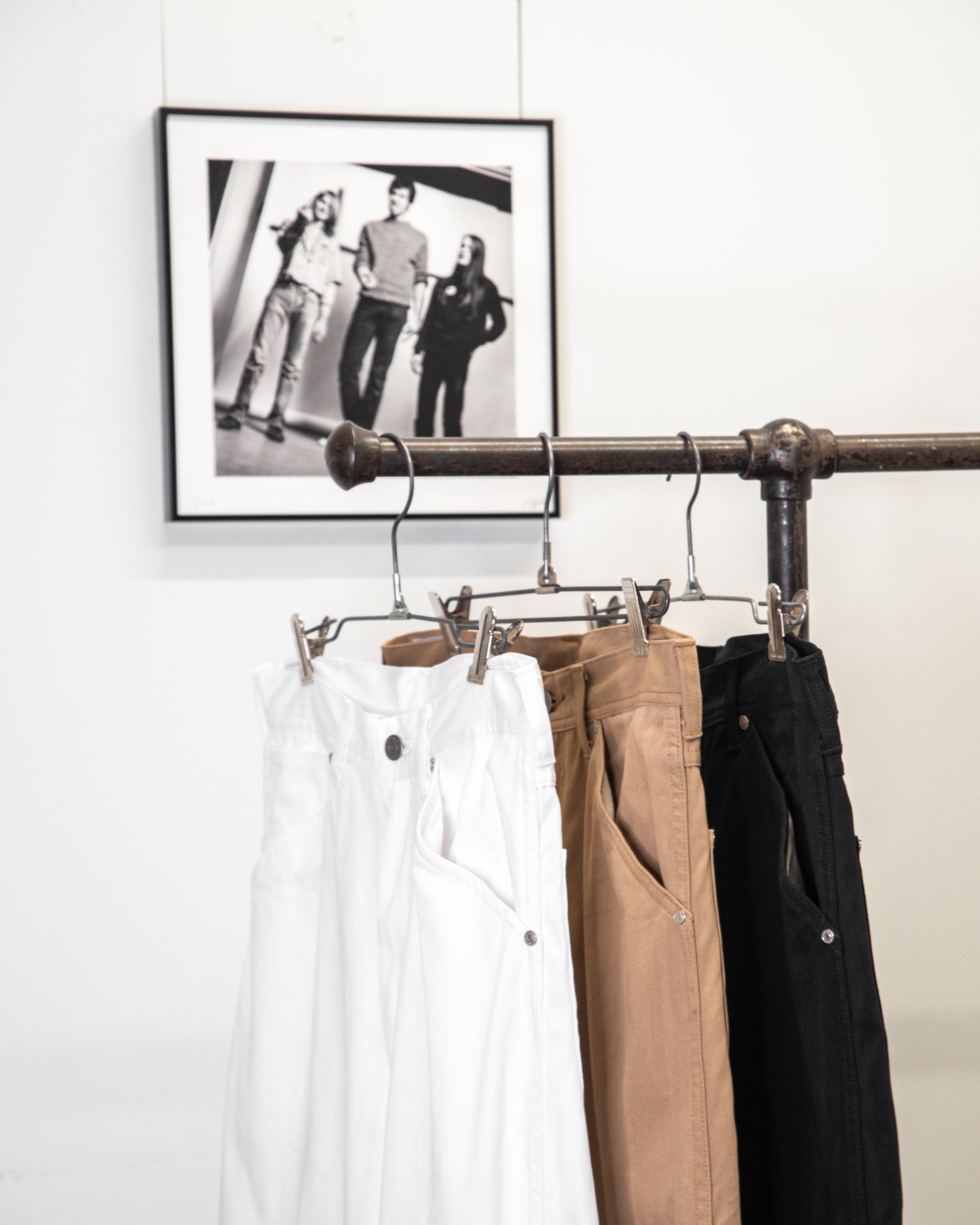 WORKERS PANTS -COTTON HERRINGBONE-