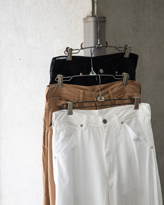 WORKERS PANTS -COTTON HERRINGBONE-