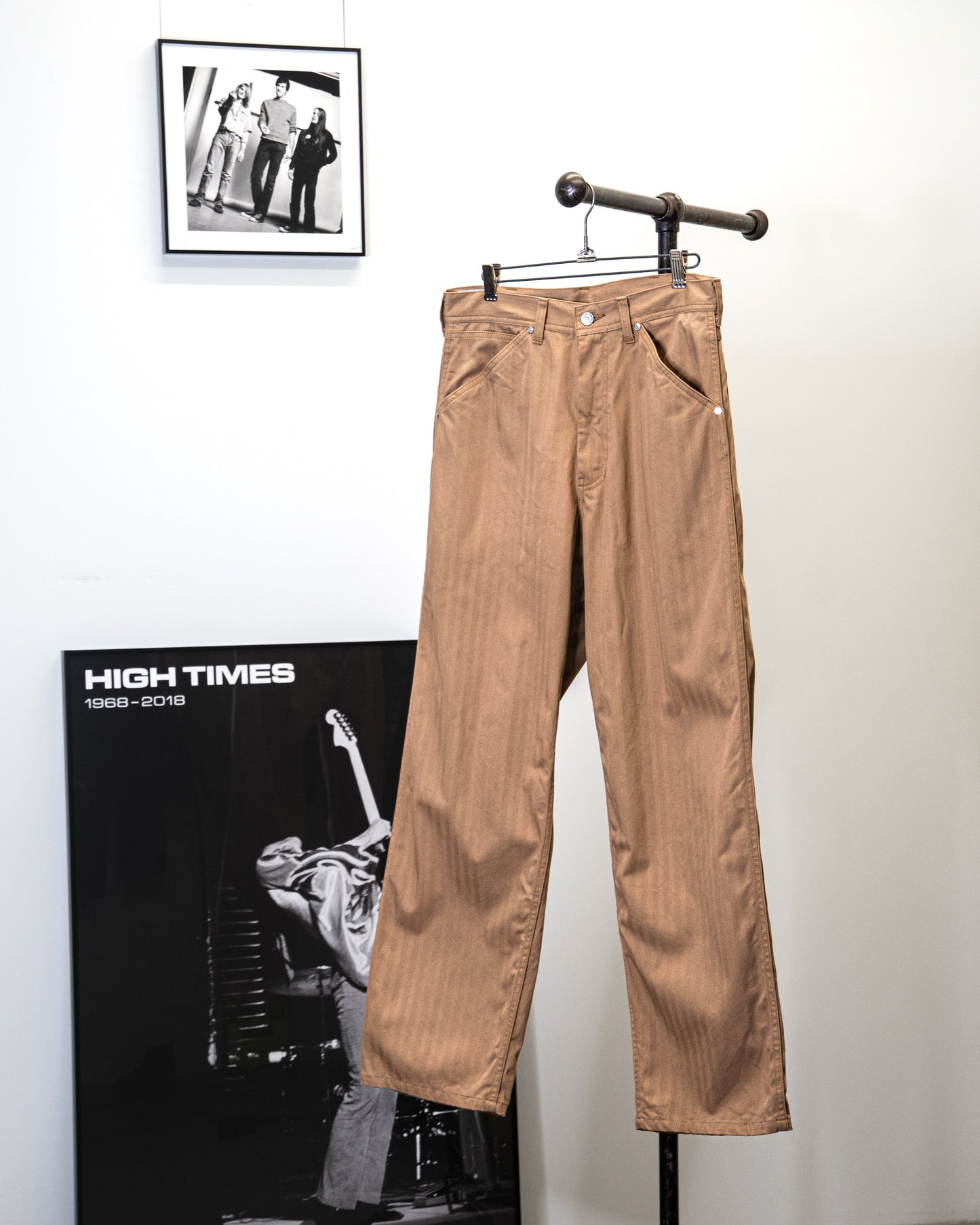WORKERS PANTS -COTTON HERRINGBONE-