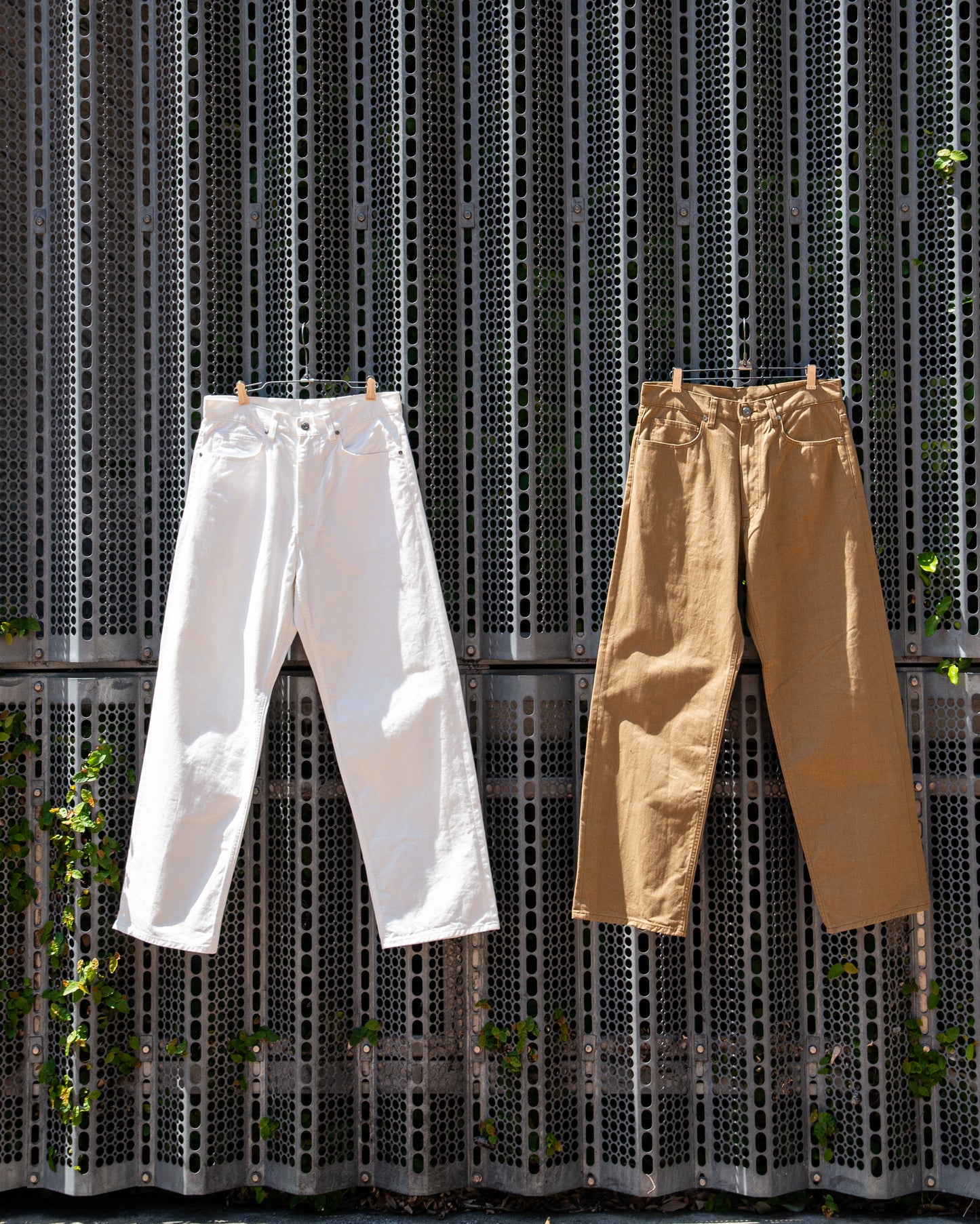 5 POCKET PANTS -SLUB COTTON TWILL-
