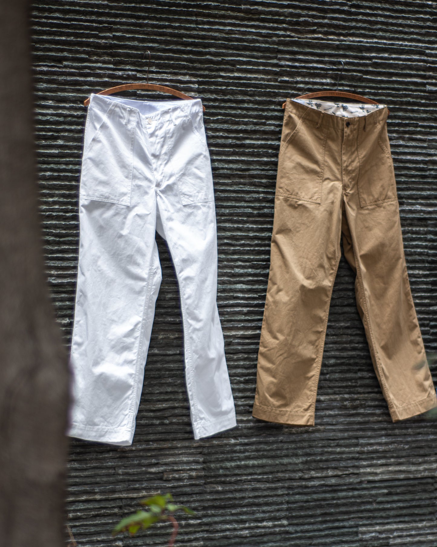 BAKER PANTS -SLUB COTTON TWILL-