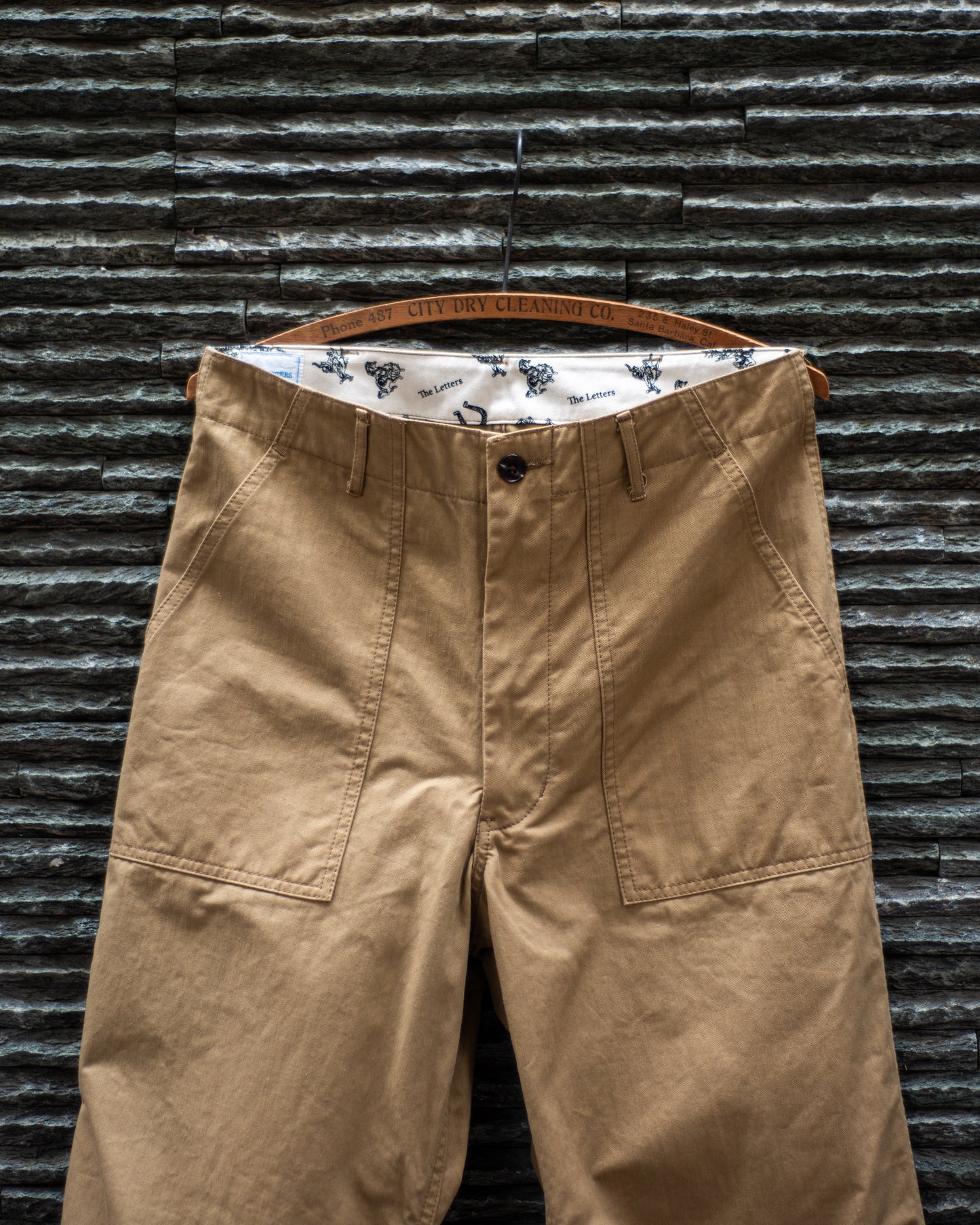BAKER PANTS -SLUB COTTON TWILL-