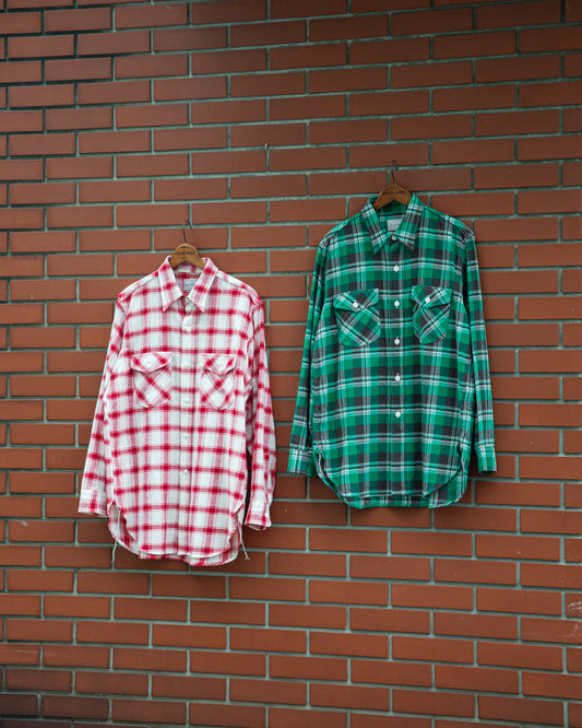 WORKERS SHIRT -CHECK OPEN END YARN COTTON-