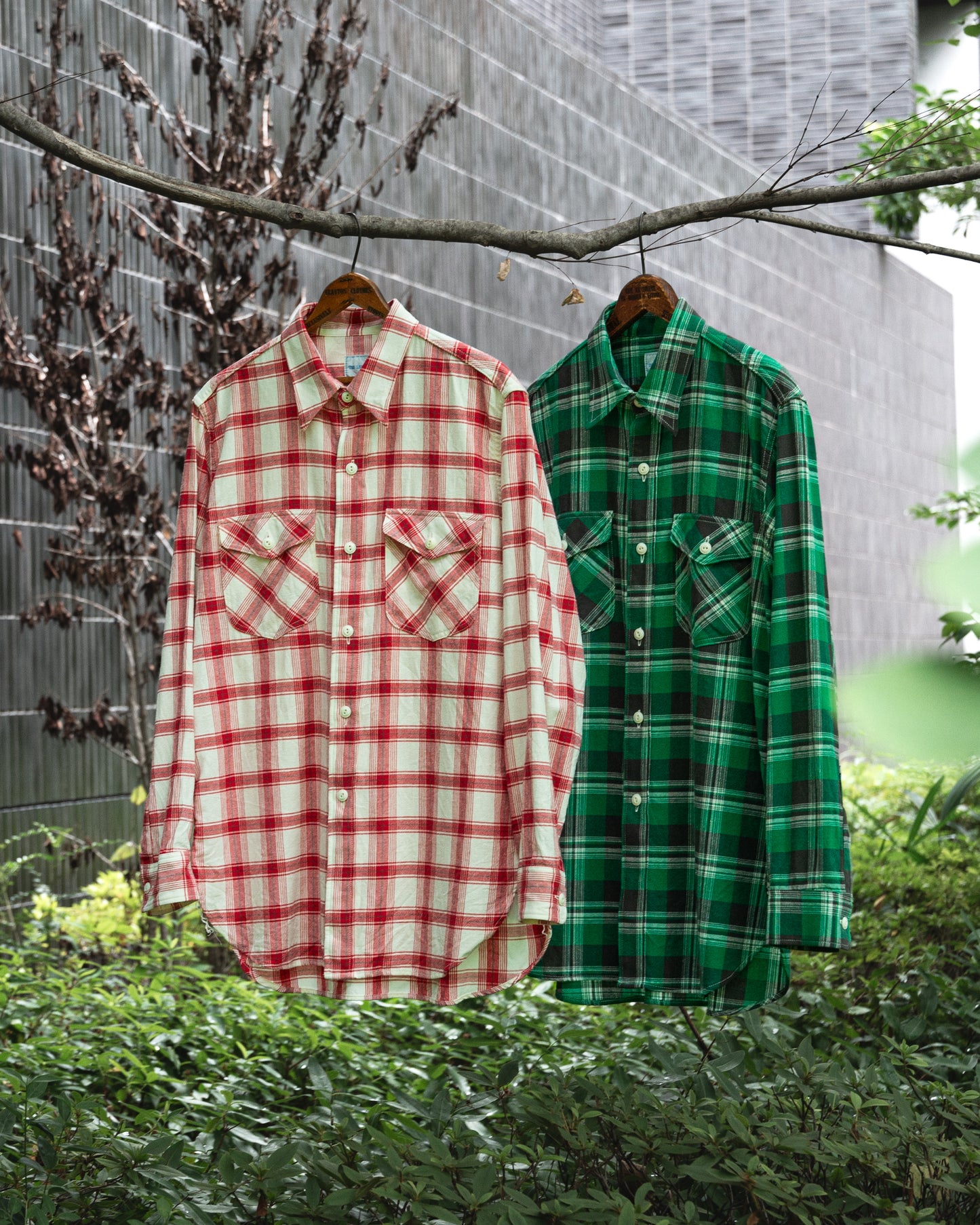 WORKERS SHIRT -CHECK OPEN END YARN COTTON-