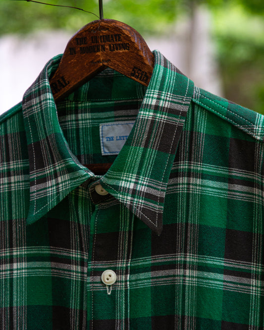 WORKERS SHIRT -CHECK OPEN END YARN COTTON-