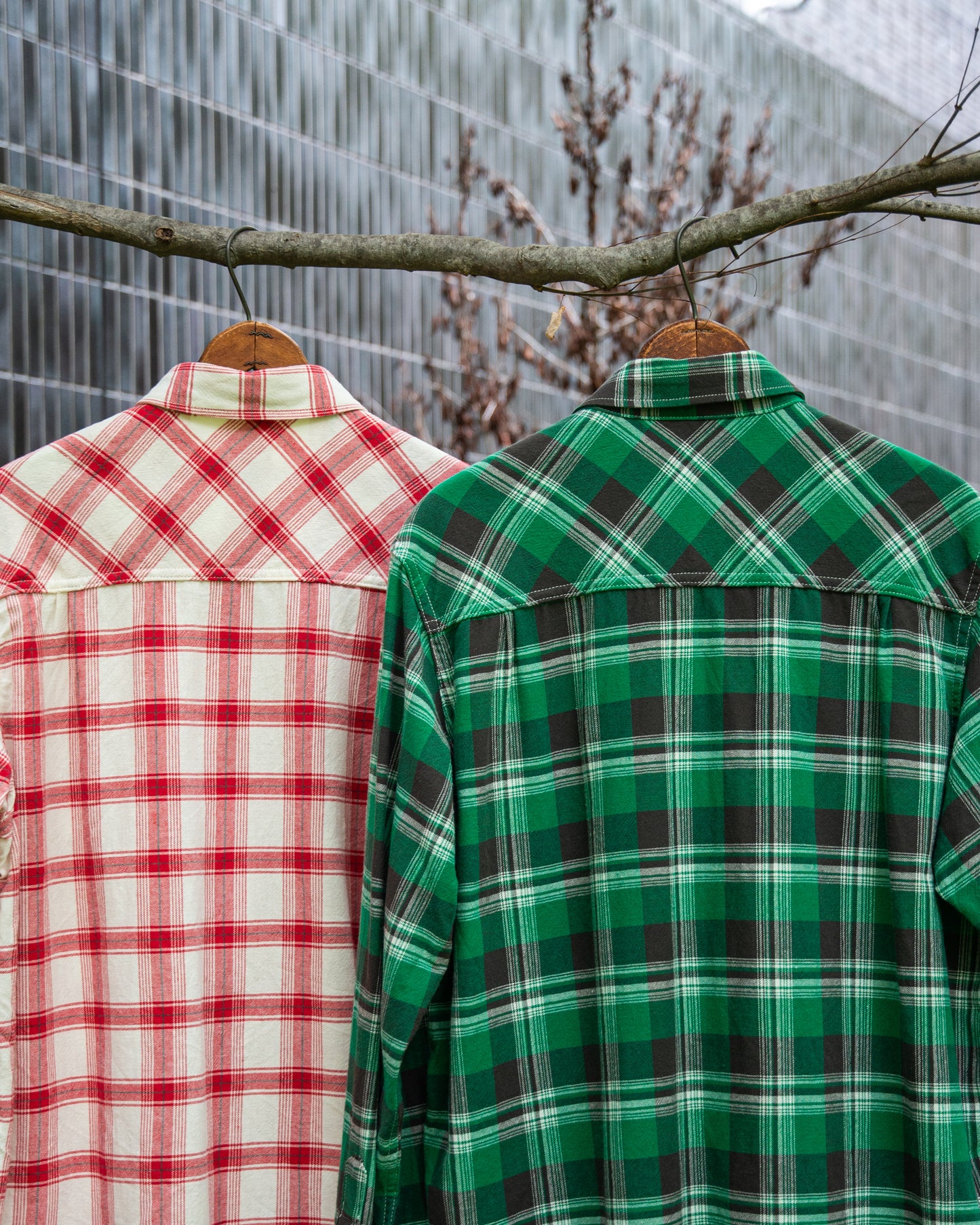 WORKERS SHIRT -CHECK OPEN END YARN COTTON-