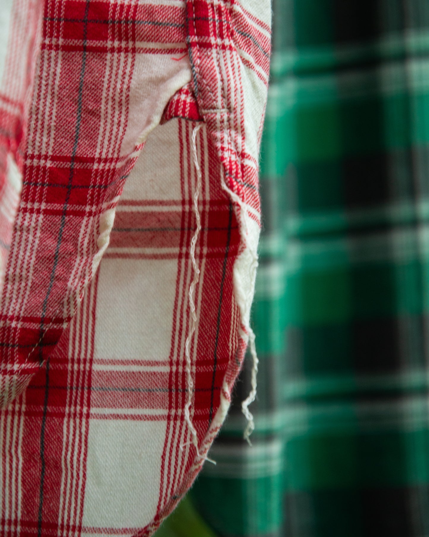 WORKERS SHIRT -CHECK OPEN END YARN COTTON-