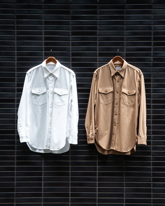 WORKERS SHIRT -COTTON HERRINGBONE-