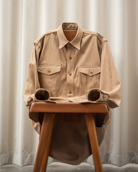 WORKERS SHIRT -COTTON HERRINGBONE-