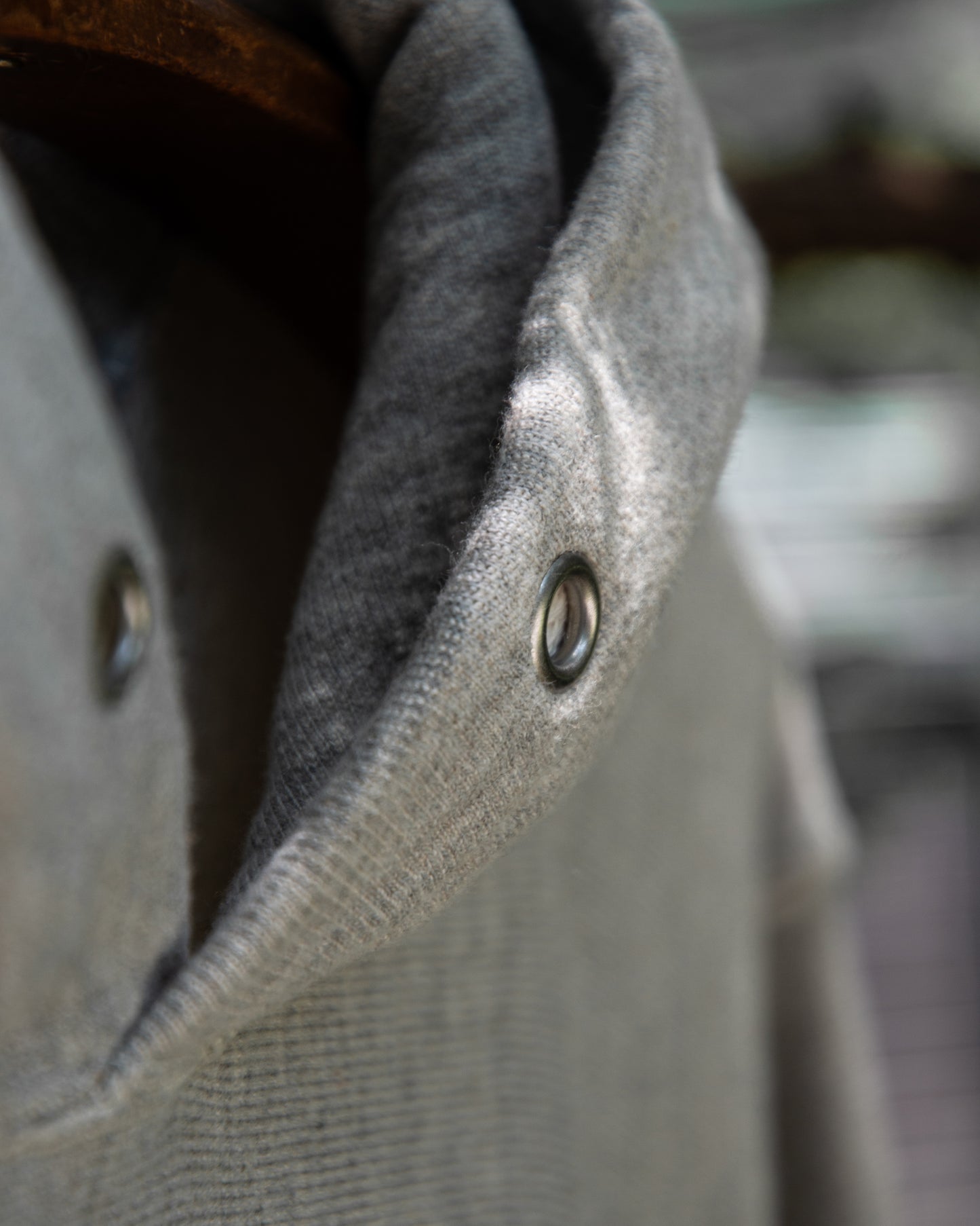 SWEATSHIRT HOODIE -LOOPWHEEL FLEECE COTTON RAYON-
