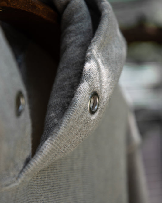 SWEATSHIRT HOODIE -LOOPWHEEL FLEECE COTTON RAYON-