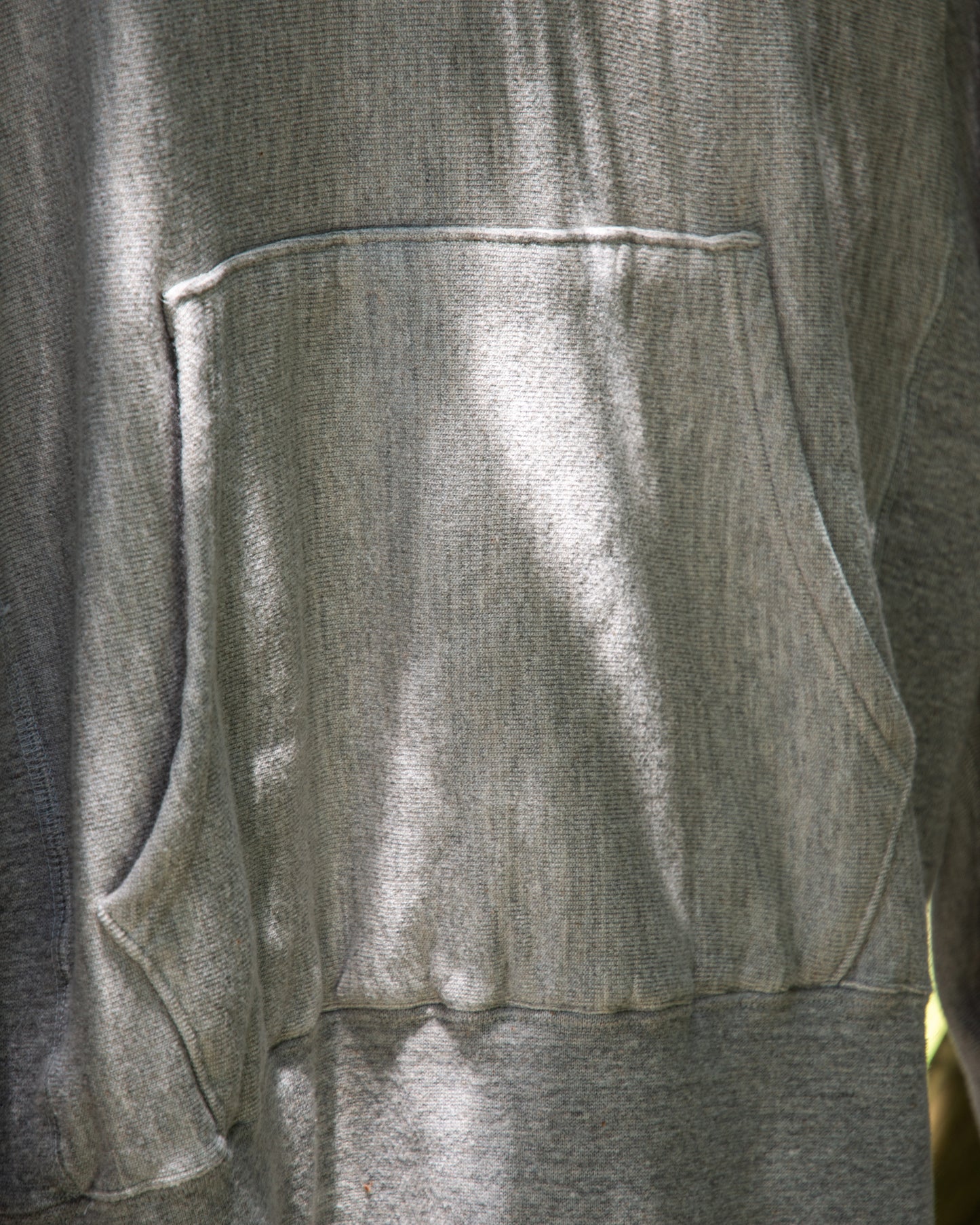SWEATSHIRT HOODIE -LOOPWHEEL FLEECE COTTON RAYON-